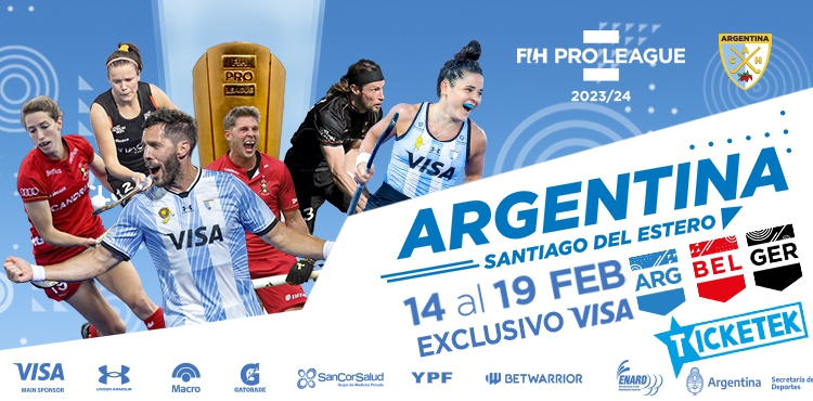 ENTRADAS A LA VENTA PARA LA FIH PRO LEAGUE DE FEBRERO